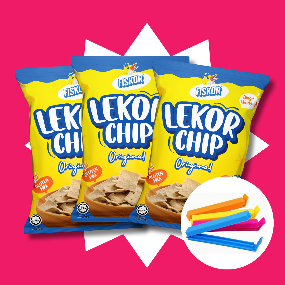 🎁 FREE GIFT - Original 60g x 3 + Food Clipper