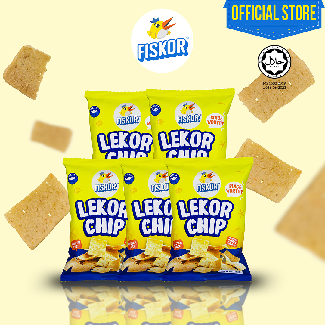 Friends Pack Fiskor Lekor Chip-5 x 150g Original Flavour