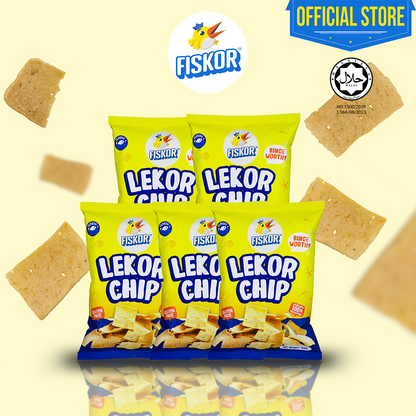 Friends Pack Fiskor Lekor Chip-5 x 150g Original Flavour