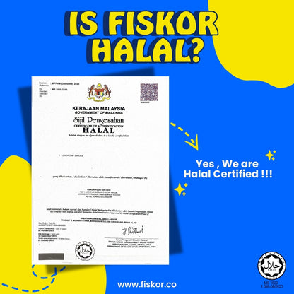 Fiskor Lekor Chips – 1 ctn (24 x Original Flavour, Halal Certified) WHOLESALE AVAILABLE)