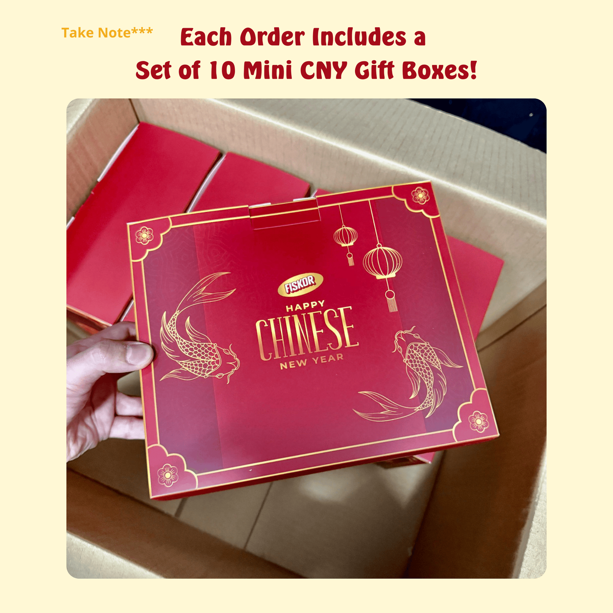 Fiskor CNY Mini Gift Box (Set of 10)