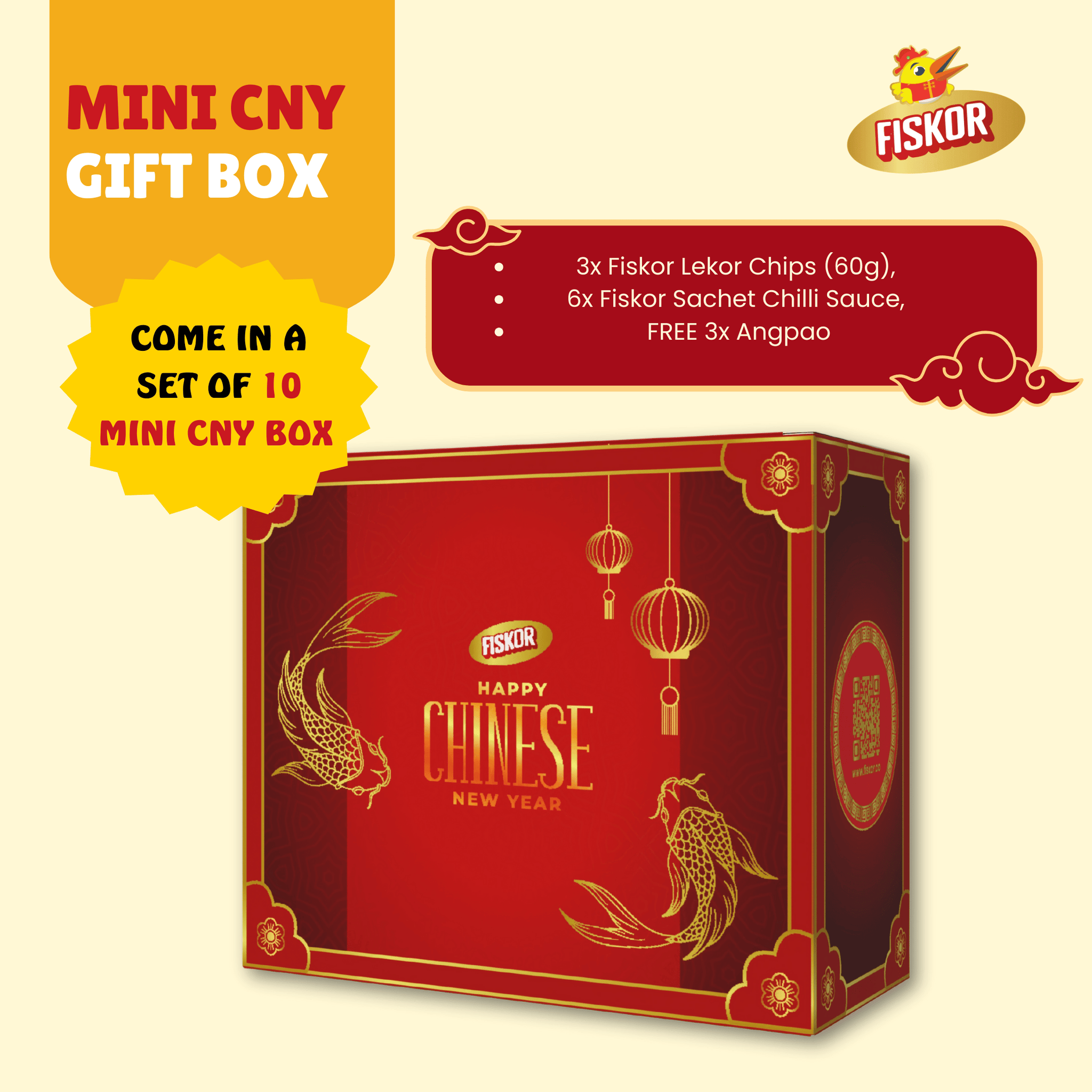Fiskor CNY Mini Gift Box (Set of 10)
