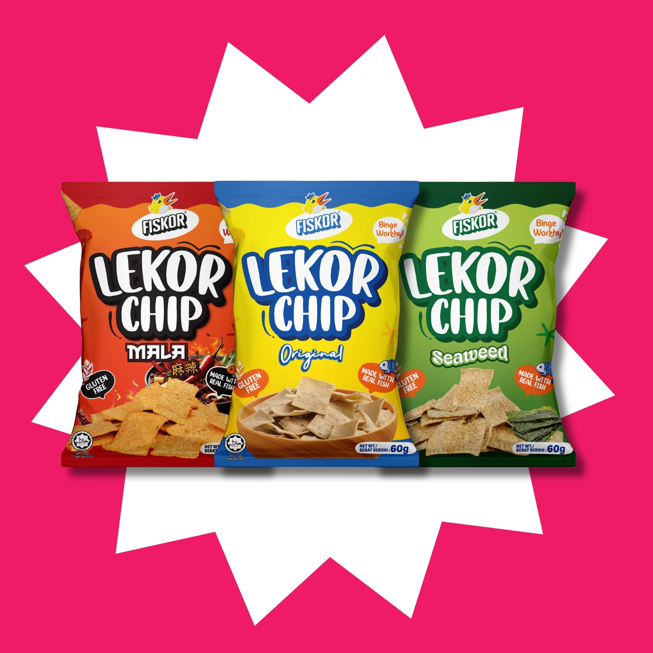 Buy 3 Free 3 - Fiskor Bundle of 3, 150g